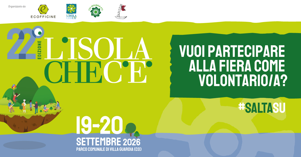 call volontari fiera 2026